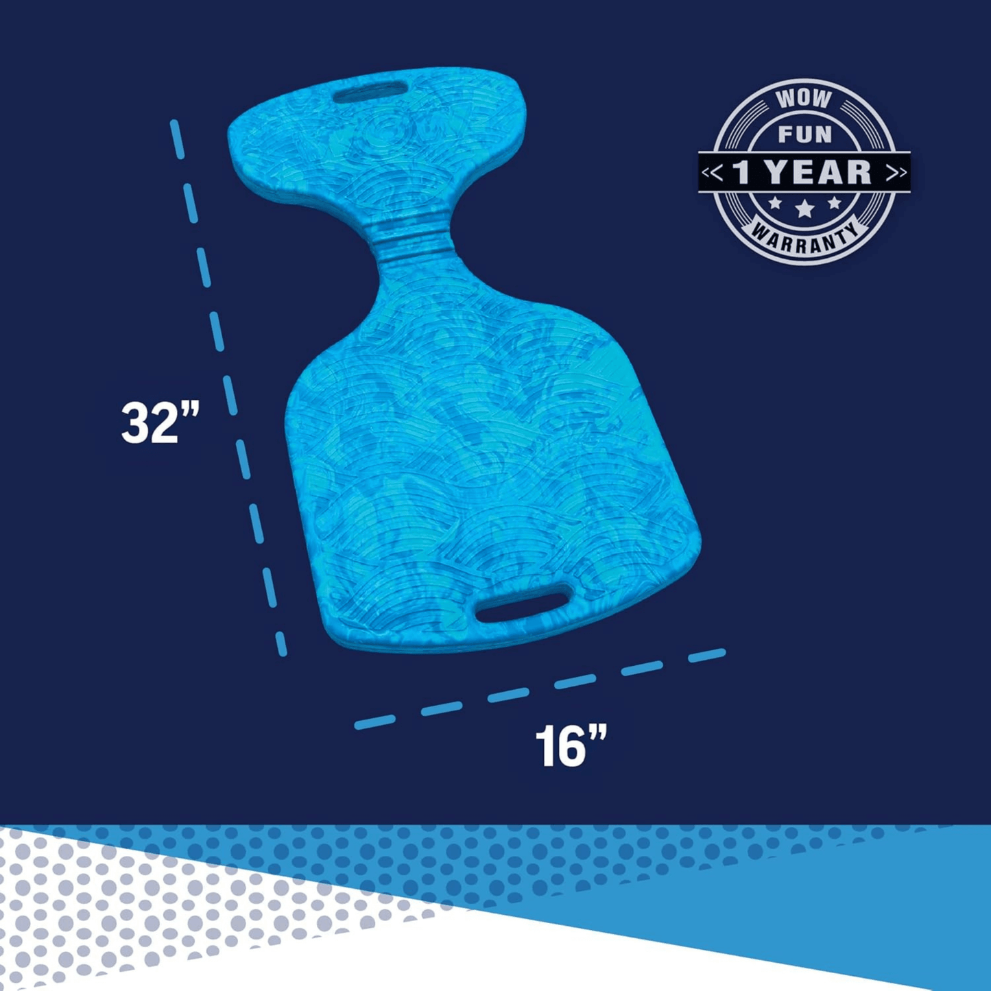 WOW Watersports Vacation Mode Molded Foam Saddle Seat