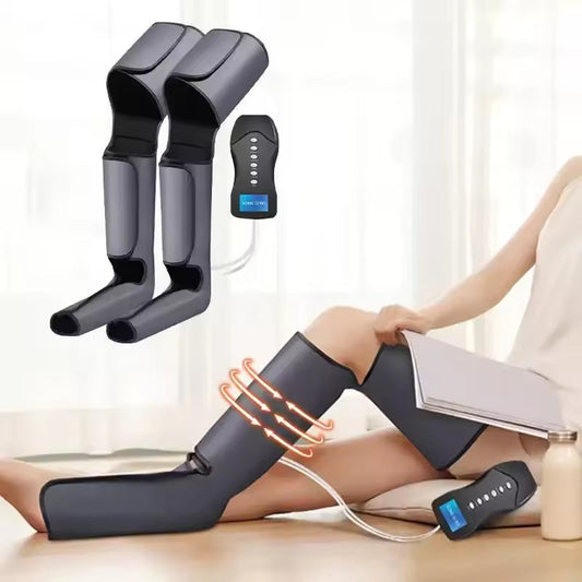 Foot compressed air pressure household electric leg massager air wave leg massager