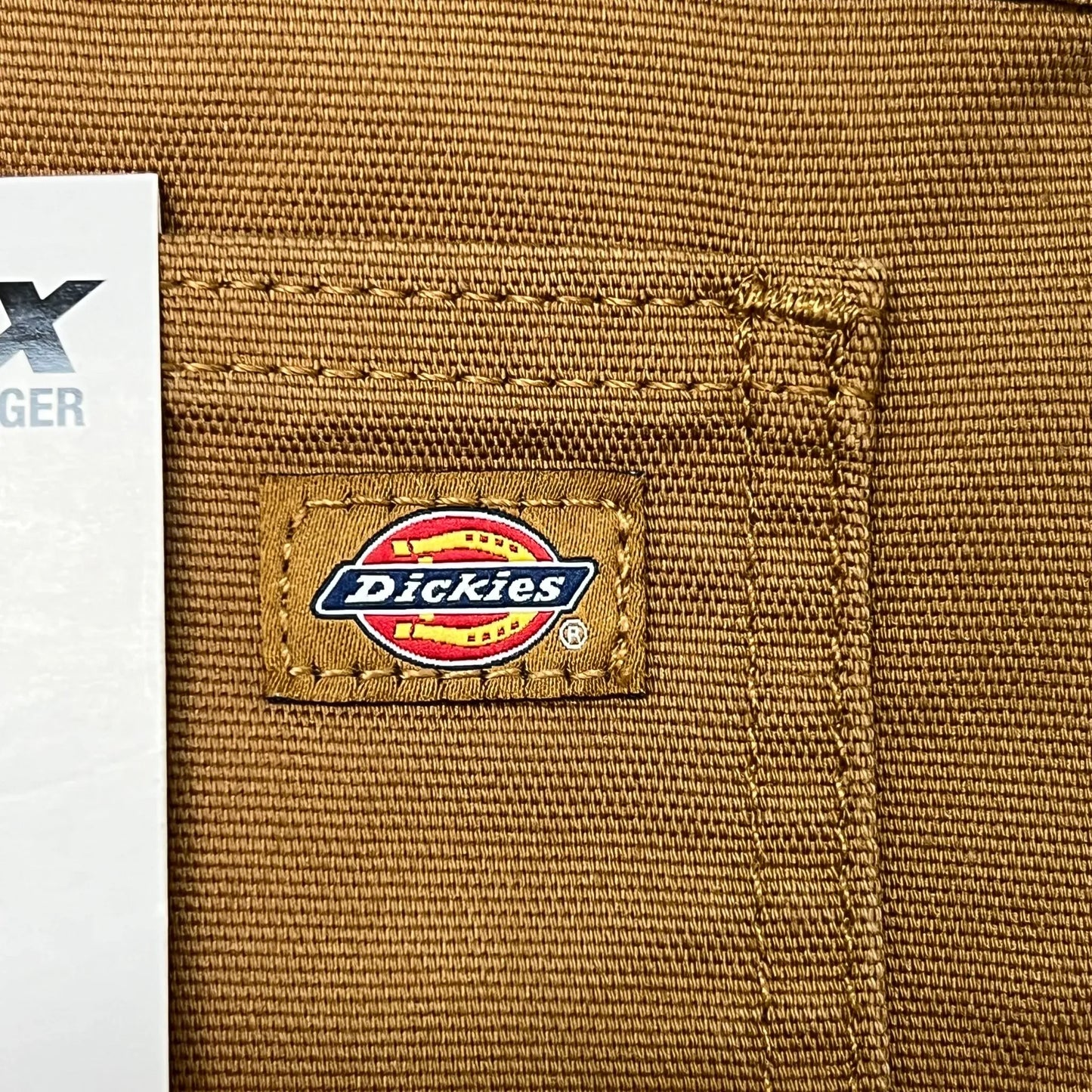 DICKIES Flex Regular Fit Double Knee Pant Men's Sz 42X32 Stonewashed Brown Duck