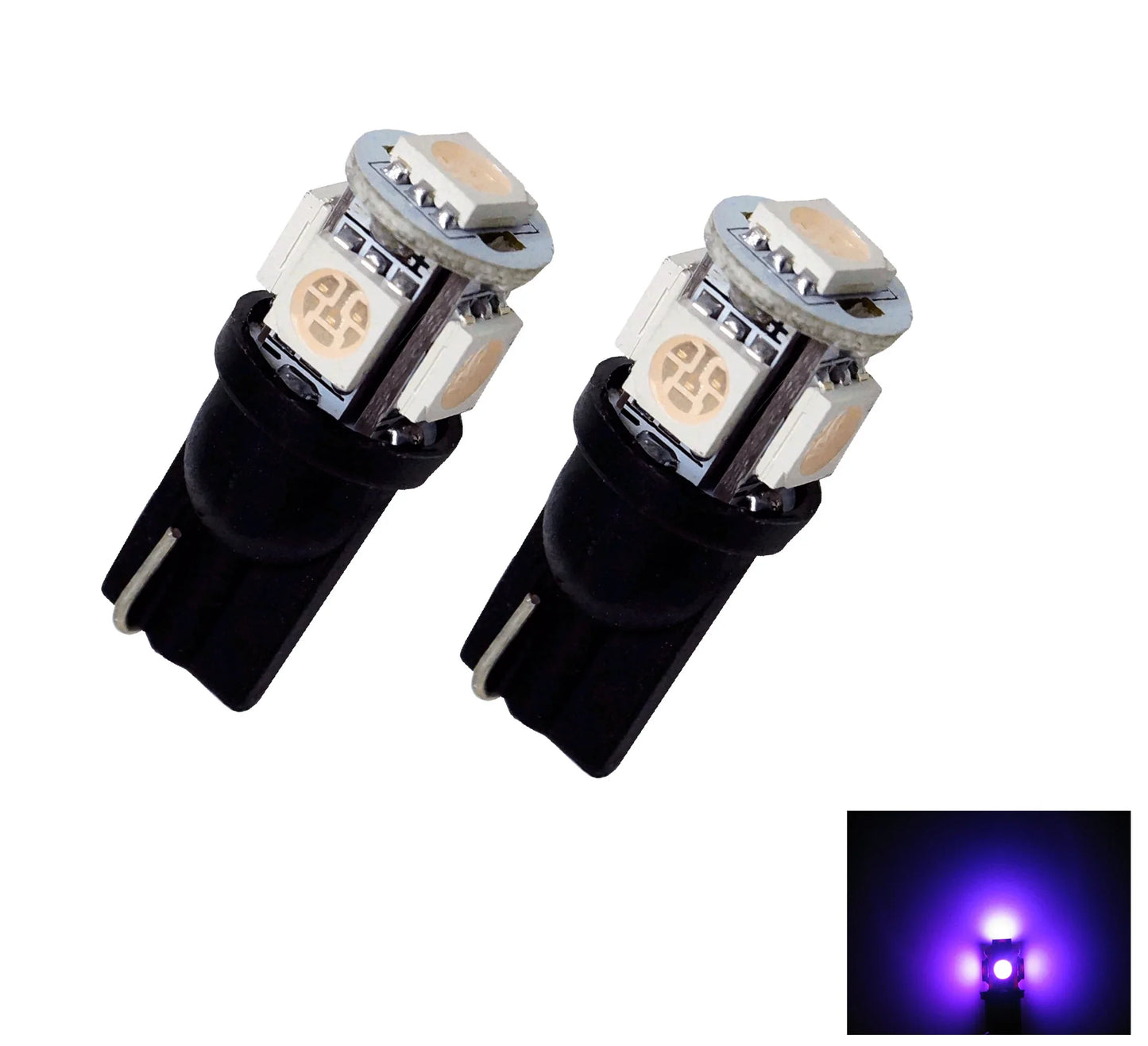 Auto T10 194 168 5SMD 5050 LED Light Bulb 24V Current Fixed for Interior Map Dome Instrument Panel Trunk Backup License Plate Lamp