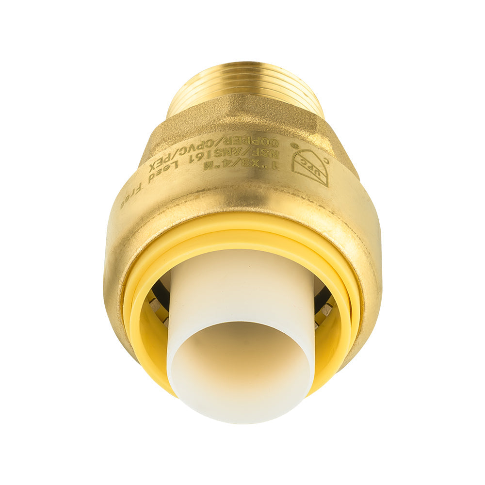 1" x 3/4" M Push Fit Male Adapter