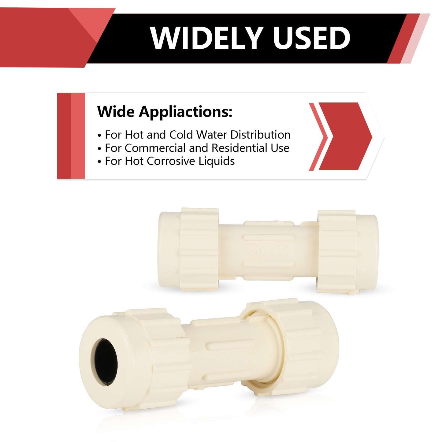 1" CPVC Compression Coupling