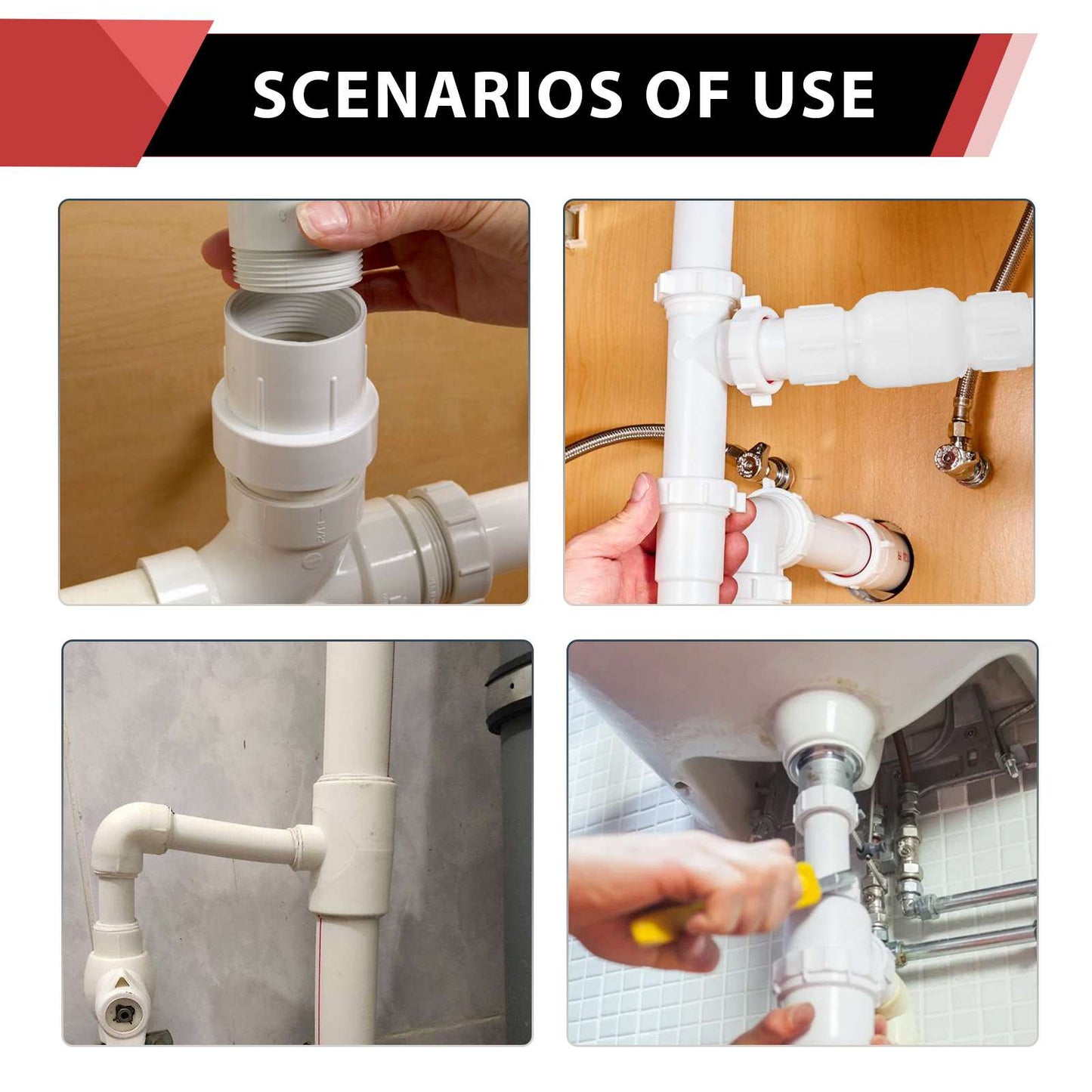 1-1/2" PVC In-Line Check Valve