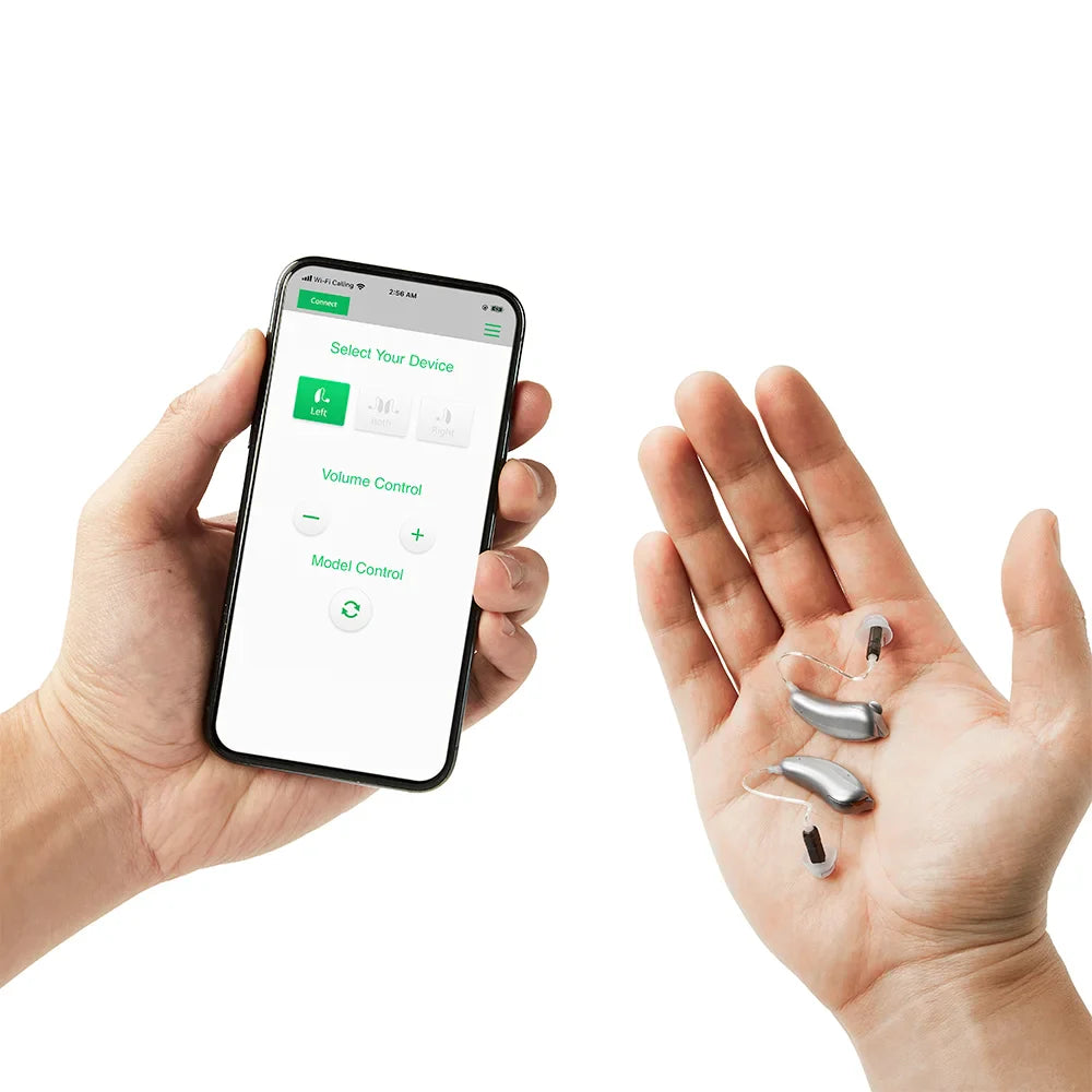 V03B Mobile APP Control Bluetooth Hearing Aids