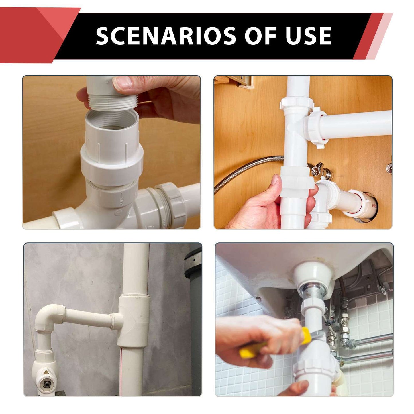 1-1/4" PVC Socket Union