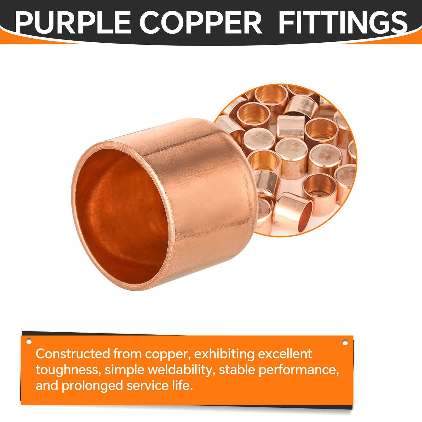 1/2" Solder Copper Pipe End Cap (Plug)
