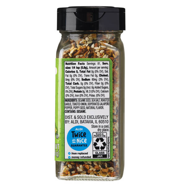 Stonemill Jalapeno Bagel Seasoning, 2.3 oz