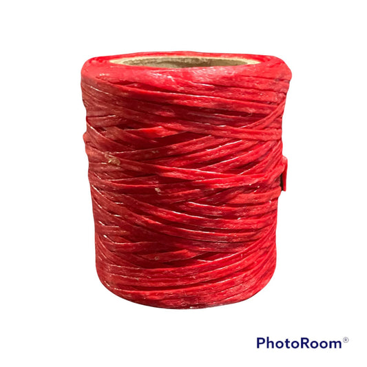 WAXED TIE STRING 50MTS - RED