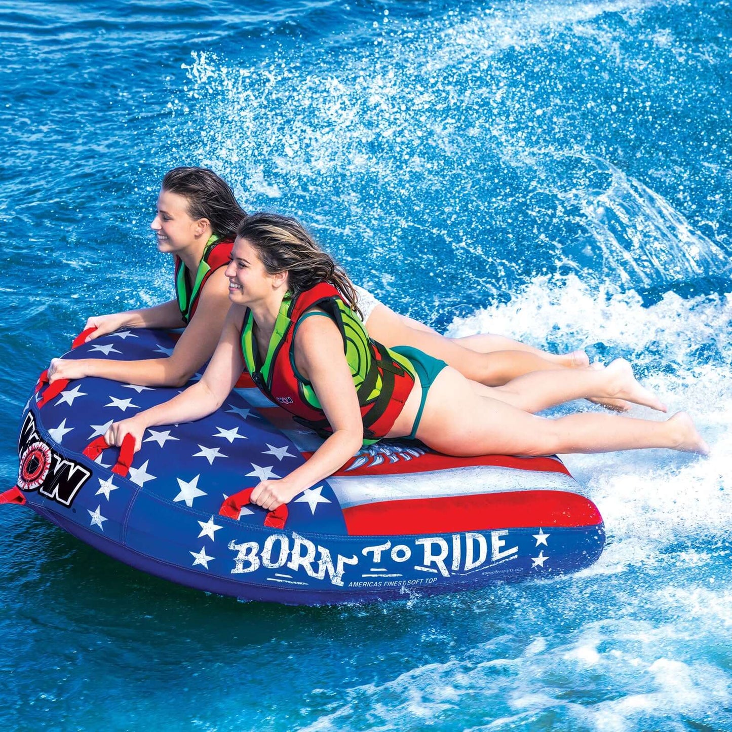 WOW Sports Born To Ride 2P Towable (20-1010)