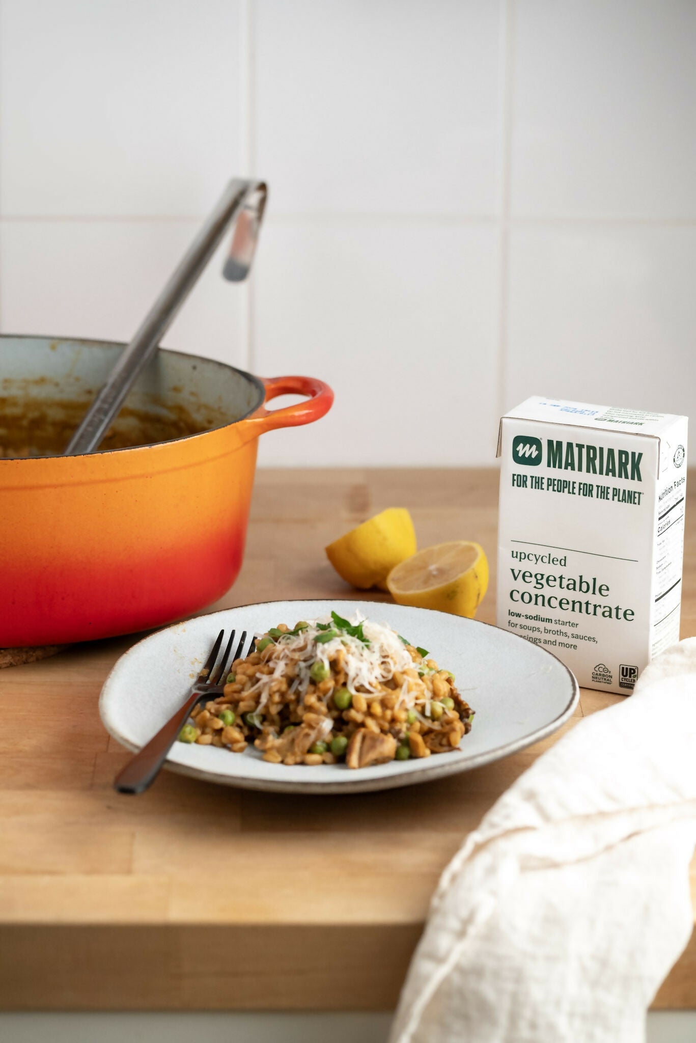 Matriark Foods Upcycled Vegetable Broth Concentrate Boxes - 36 containers x 18oz case