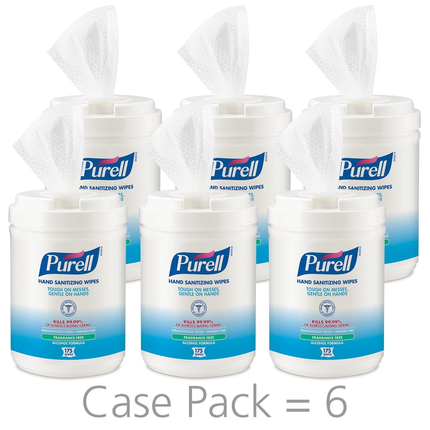 Purell® Hand Sanitizing Wipes, Ethyl Alcohol Wipe Canister 9031-06