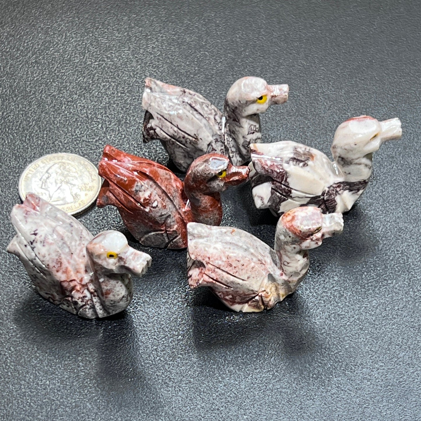 Small Soapstone Animals Carvings (Packs of 10) Wholesale Miniatures