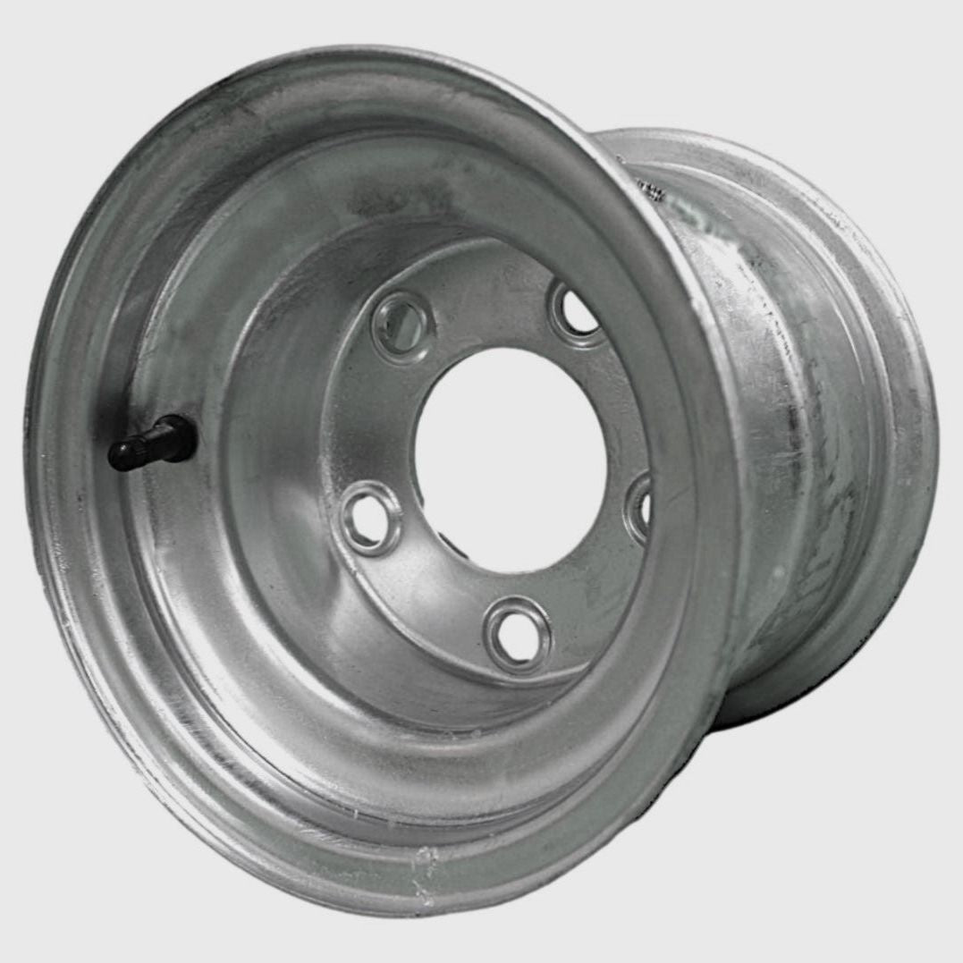 Antego 8x7 Galvanized Trailer Wheels, 5-on-4.5, 2.83-Inch Bore, 4-Pack