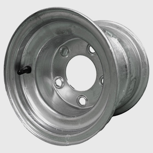 Antego 8x7 Galvanized Trailer Wheels, 5-on-4.5, 2.83-Inch Bore, 2-Pack