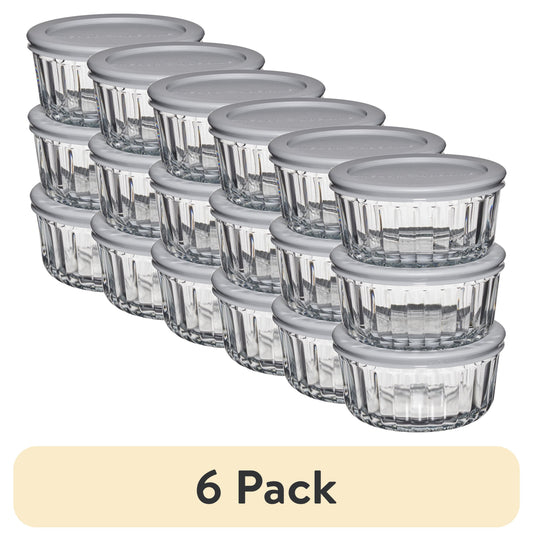 Anchor Hocking Glass Food Storage Containers with SnugFit Lids — Durable, Versatile, and Safe