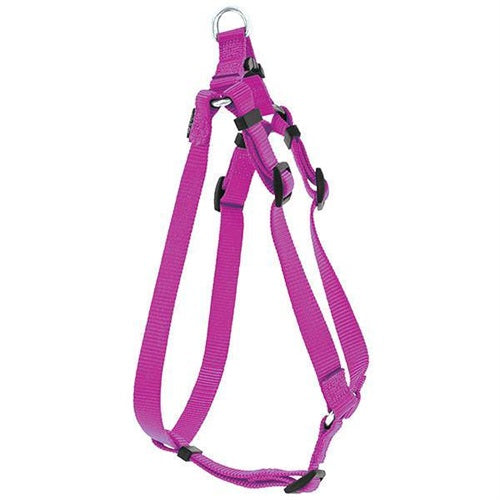 PRISM STEP N GO HARNESS - SMALL 5/8" X 13"-20" - RASPBERRY