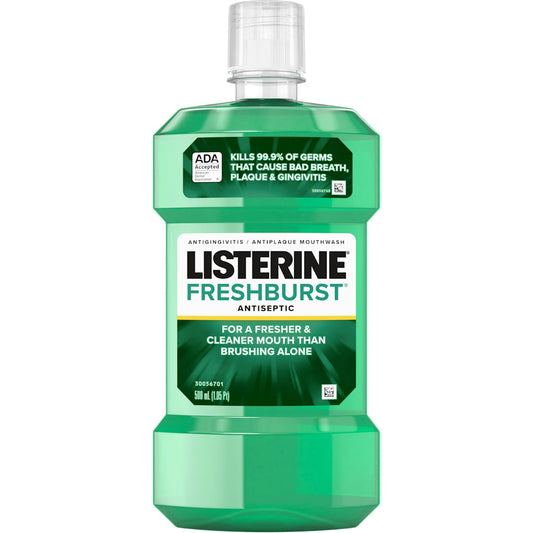 Listerine Antiseptic Fresh Burst Mouthwash - 500 Ml