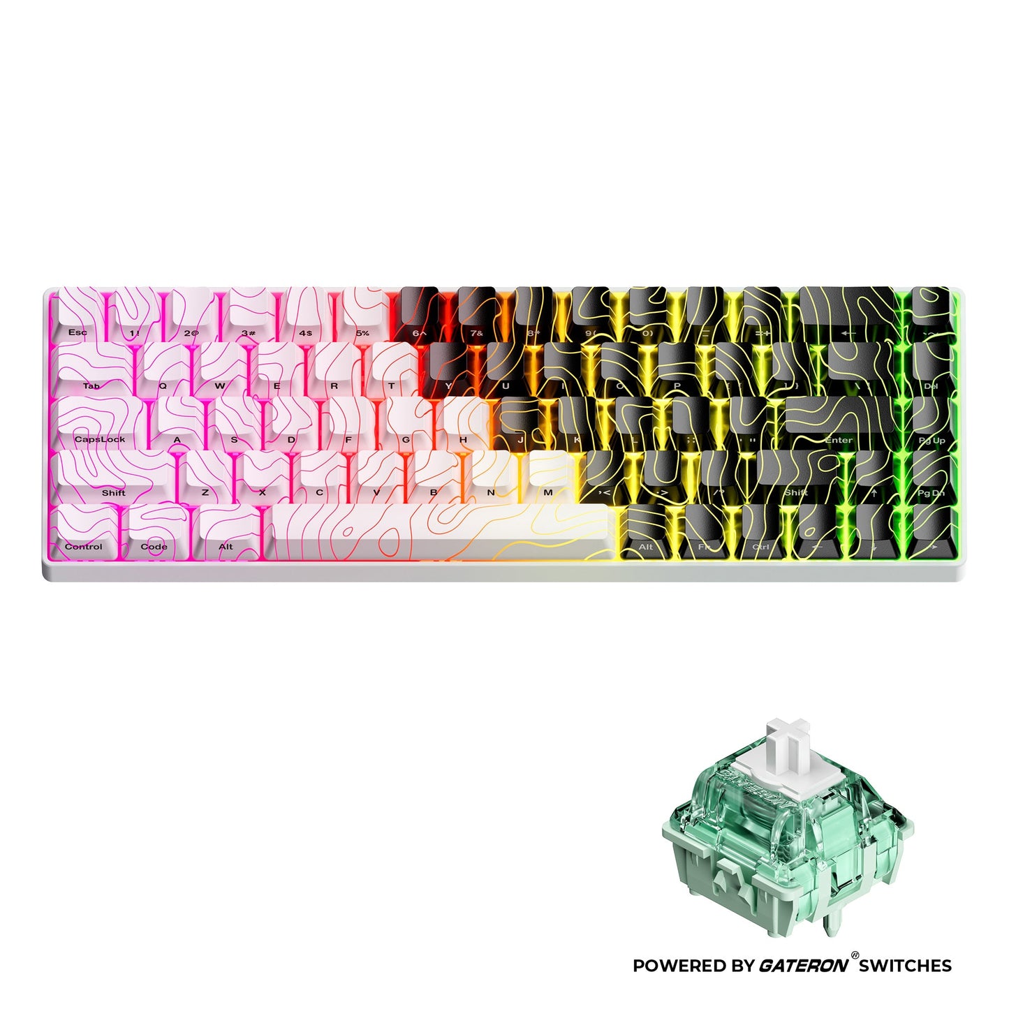 XVX HE68 Rapid Trigger Gaming Hall Effect Keyboard Gateron Magnetic swiths 68% Wired Mechanical Keyboard with IMD-Tech Keycaps
