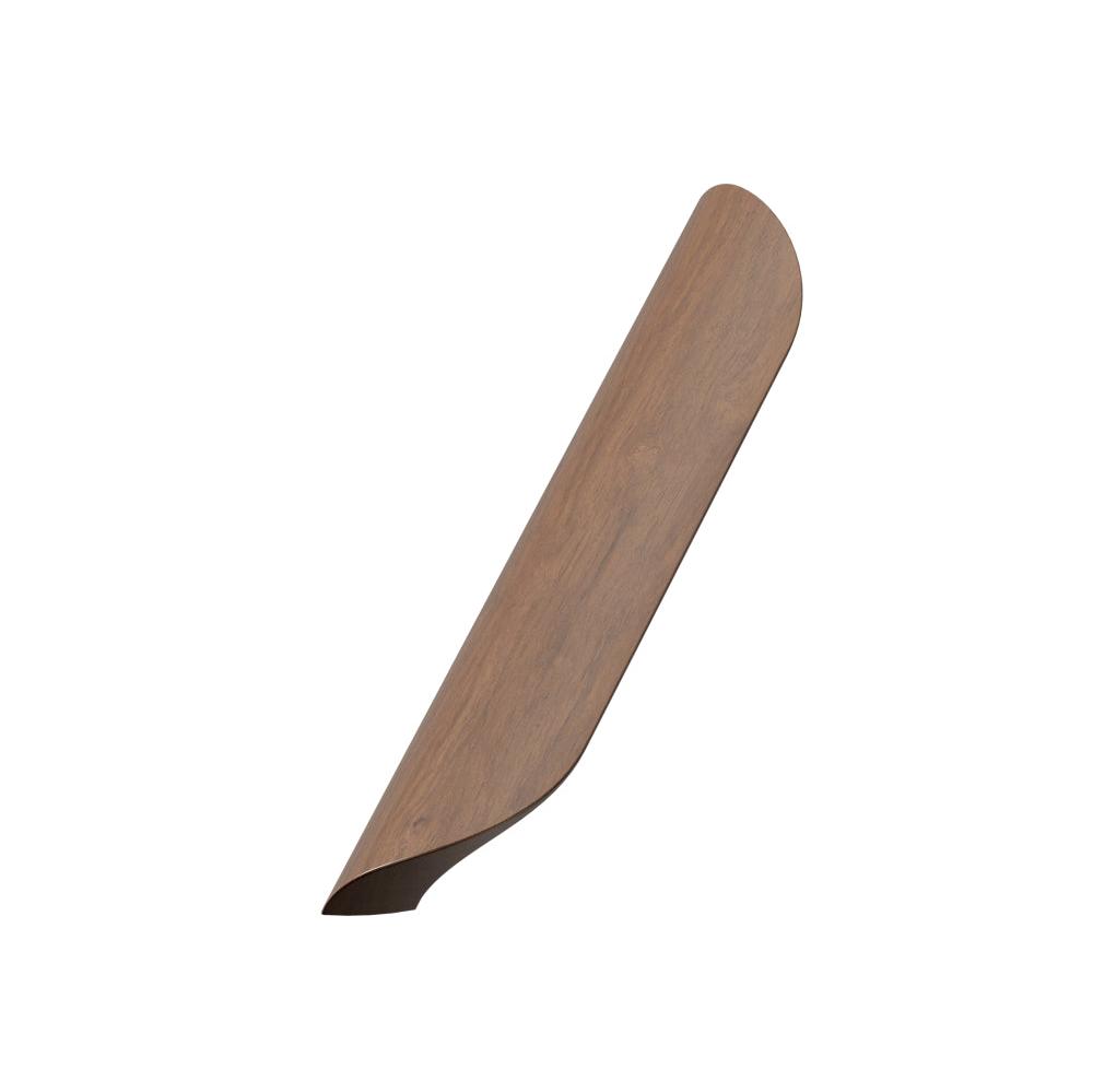 Lacquered Walnut Wood "Archive" Tab Drawer Pulls