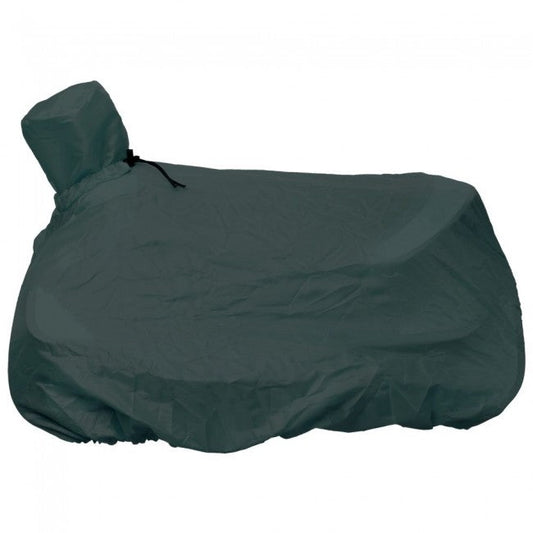 TOUGH1 TOTAL NYLON SADDLE COVER/TOTE - HUNTER GREEN