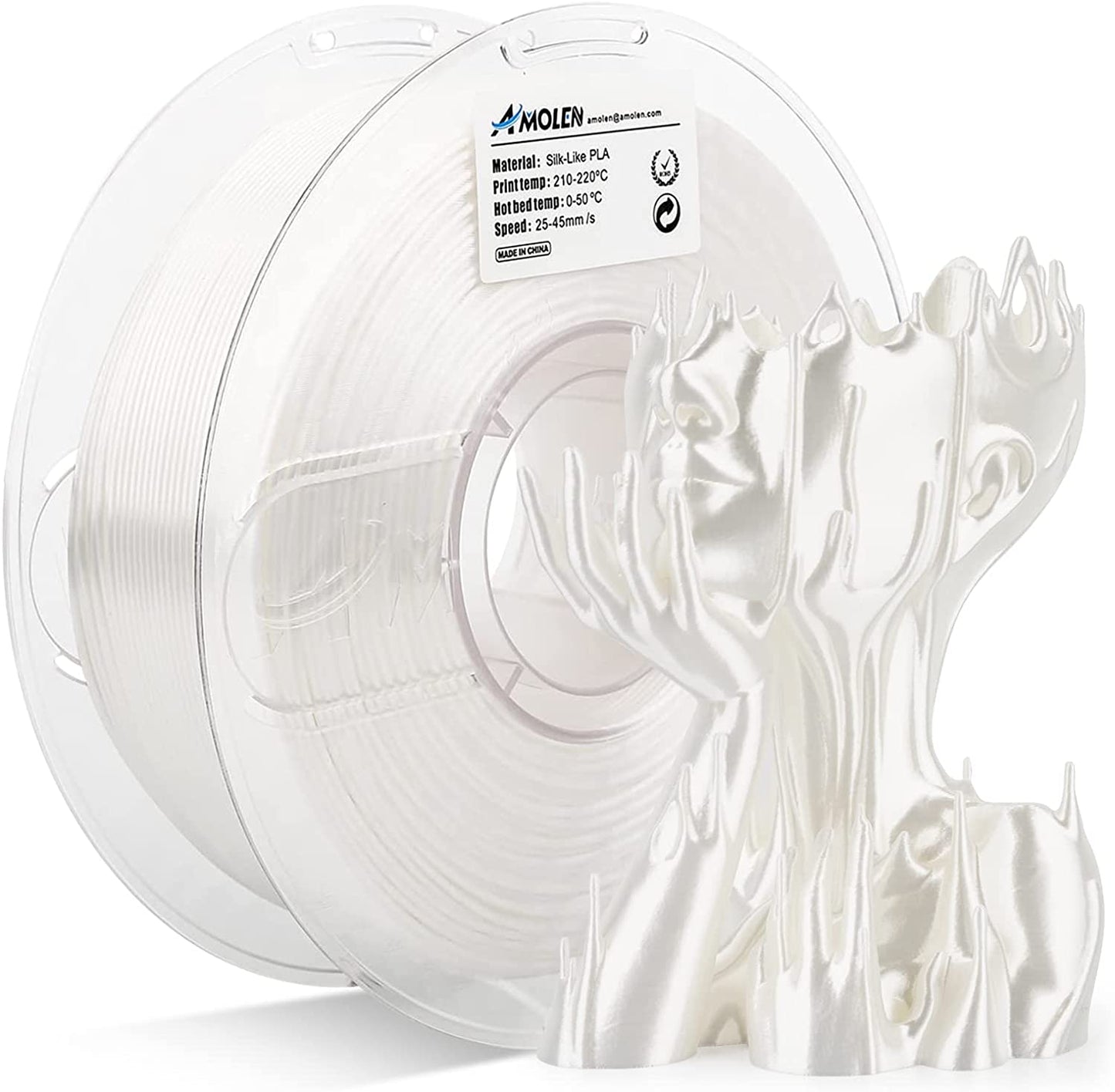 PLA Silk Basic 1.75mm, 1KG/2.2LB