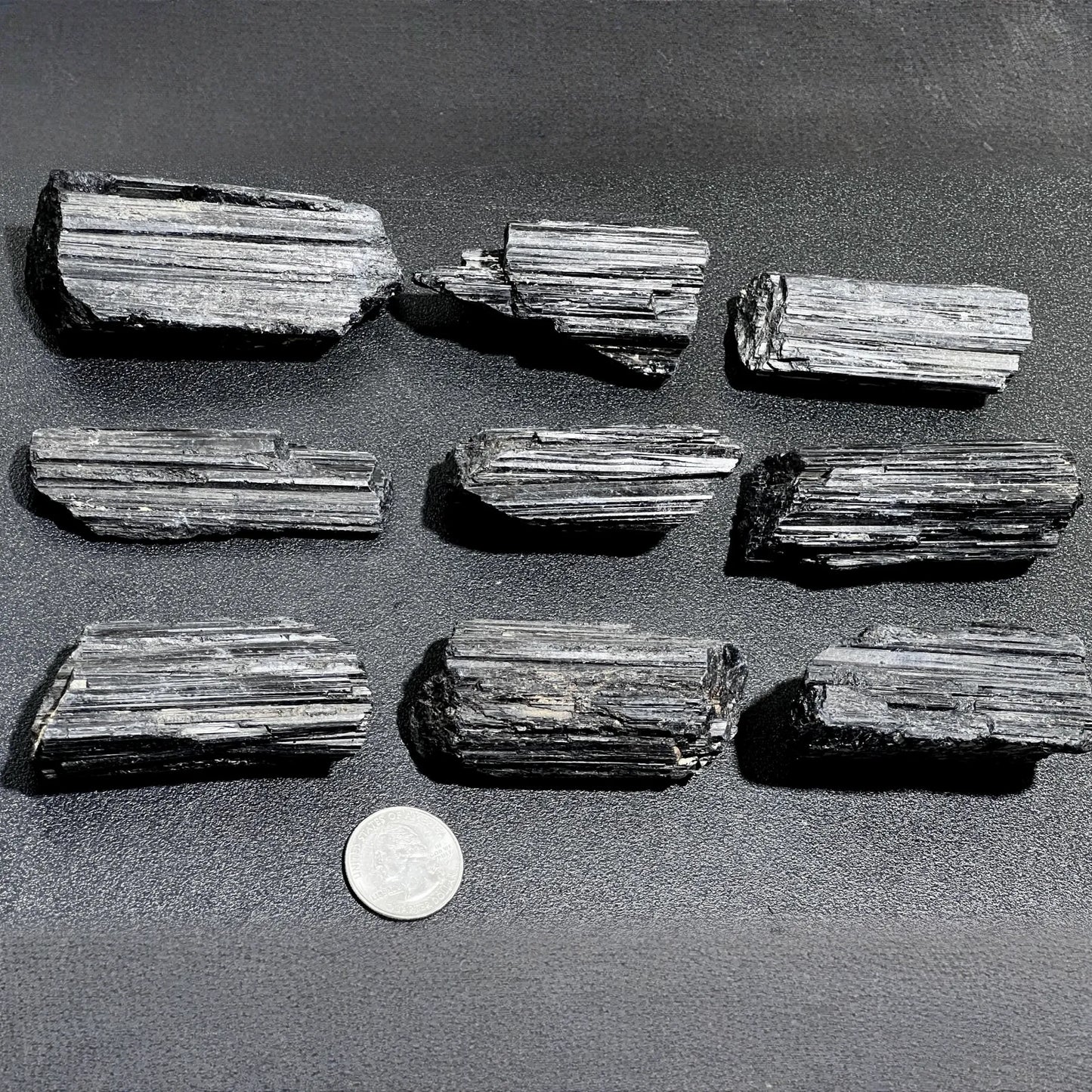 Large Black Tourmaline Crystals (1-3 Inches)(By The Piece Or Pound) Rough Raw Gemstone Home Decor