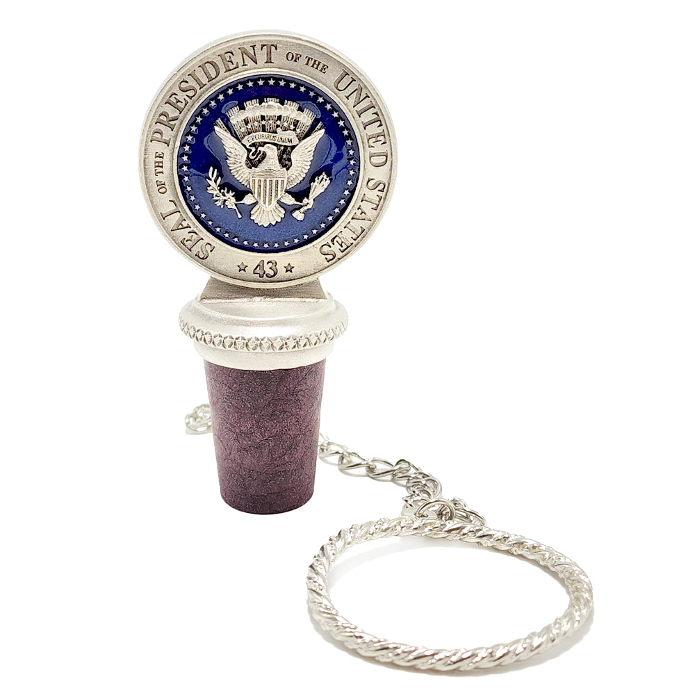 43rd Presidential Seal Wine Stopper