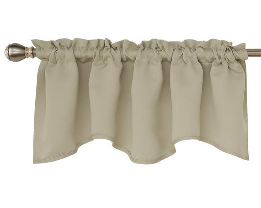 Thermal Insulated Blackout Valance, 52x18 Inch