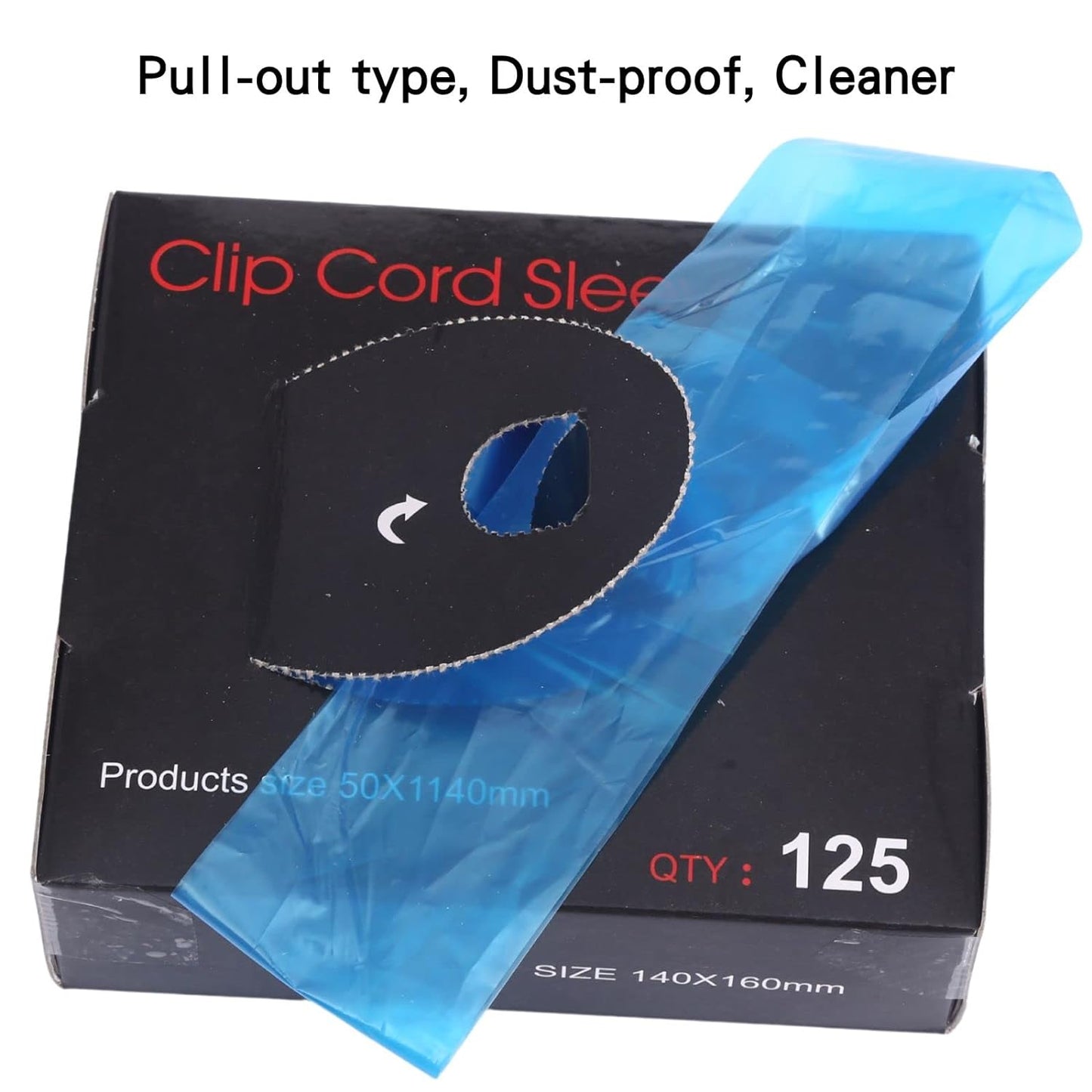 125pcs/box Disposable Tattoo Clip Cord Covers