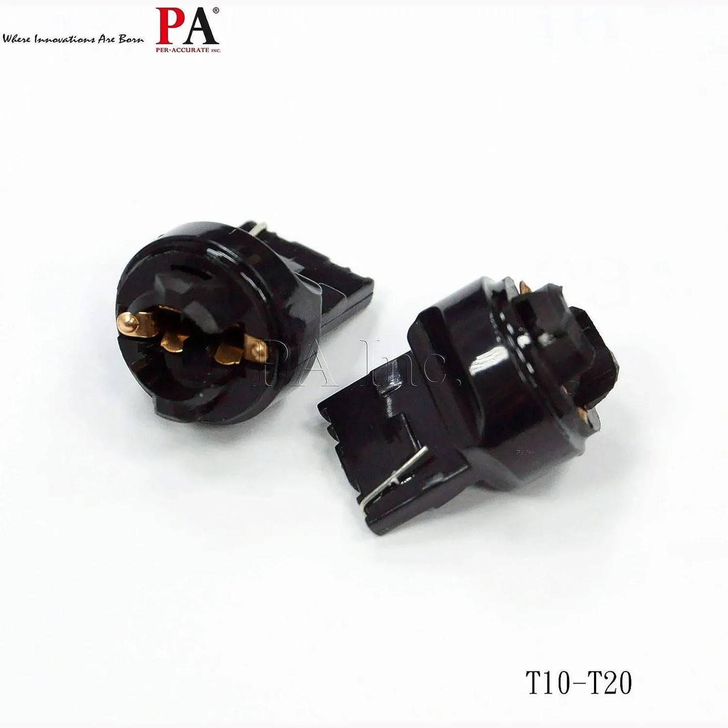 T10 168 194 to T20 (7440) Bulb Base Converter Transform Socket Adapter