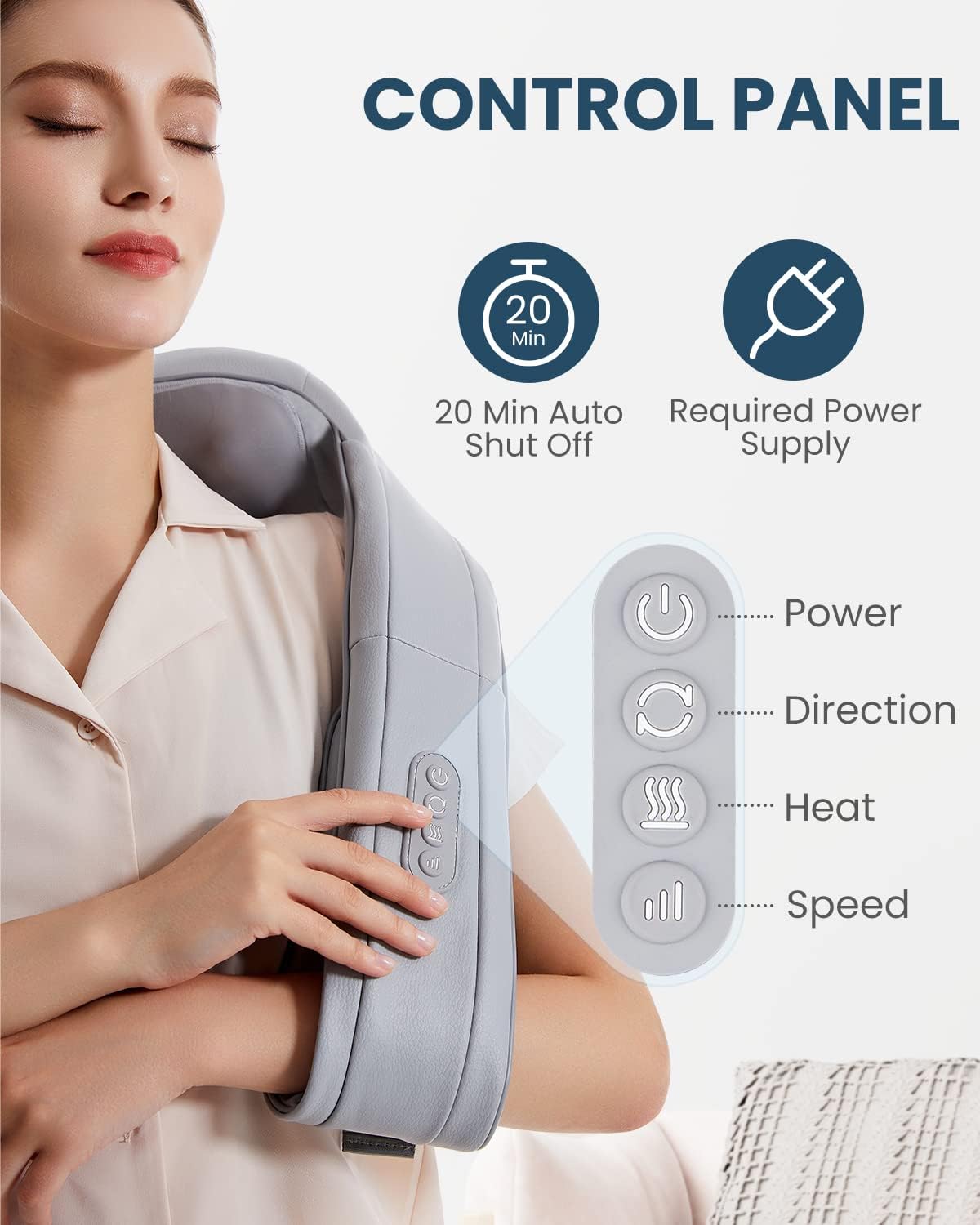 Nekteck Shiatsu Neck and Shoulder Massager