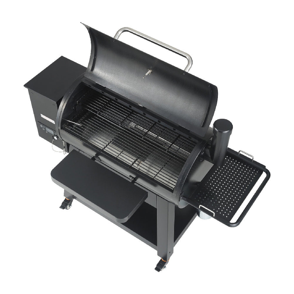 62" Heavy Duty Portable Wood Pellet BBQ Grill With Cart (SAK91308)