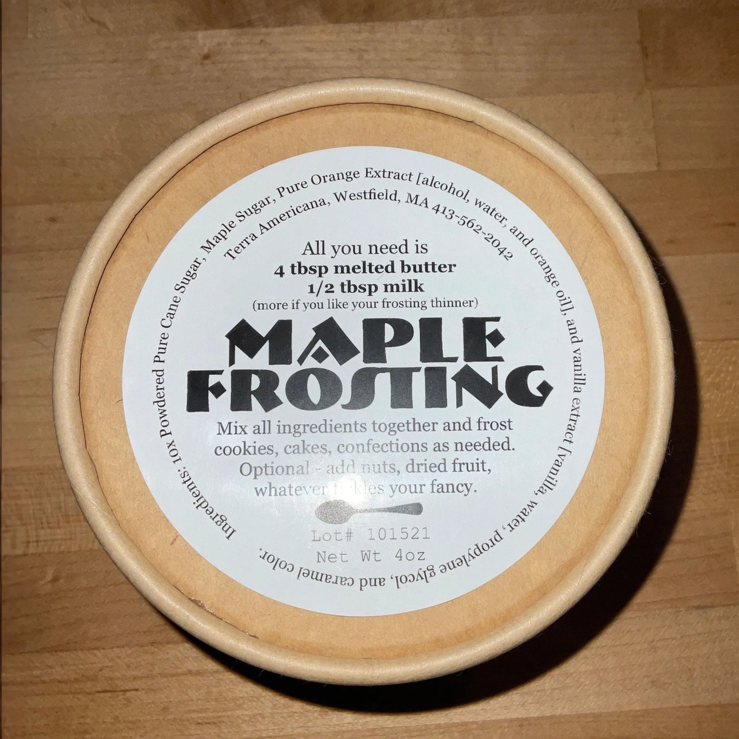 Maple Frosting / 1pc