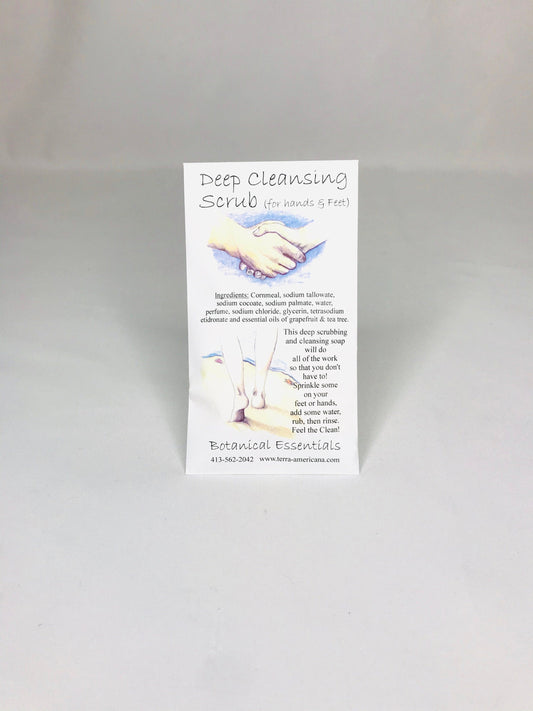 Deep Cleansing Scrub (for hands & feet)