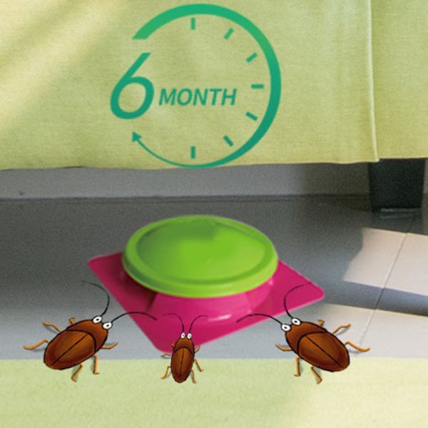 Cockroach Trap Hut With Glue Bait Inside Roach Catcher Safe For Use Household