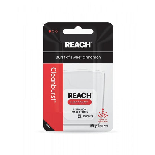 Reach Waxed Dental Floss Cinnamon 55Yd