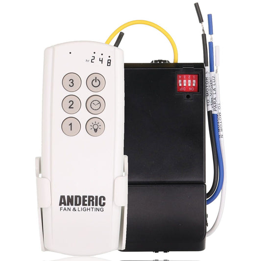 Substitute for Anderic FAN53TB Universal AC Remote Control Add-on Ceiling Fan Kit | 315MHz [63T-AC83T-KIT]