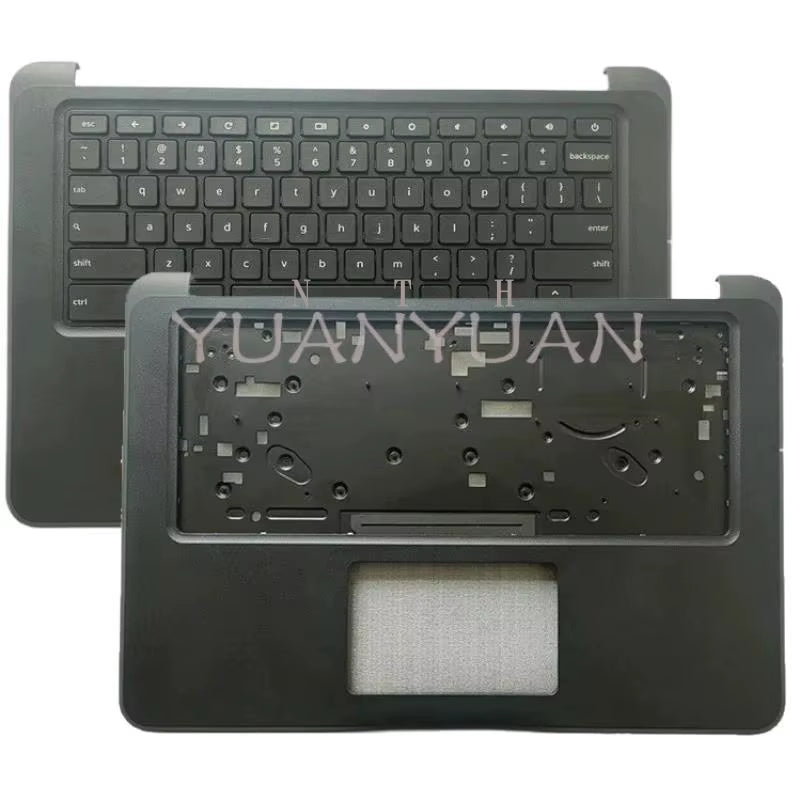 NTH Laptop Upper Cover for  Chromebook 13 3380 Palm Rest Case Shell Keyboard 0F27VT