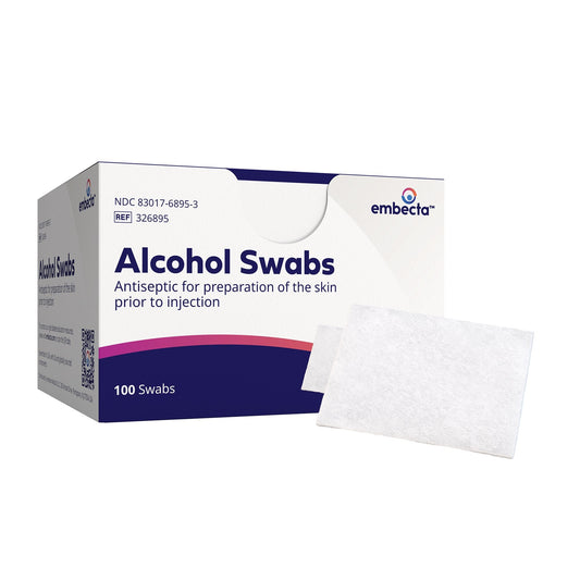 embecta™ Isopropyl Alcohol Prep Pad, 0.75 x 1 Inch 326895