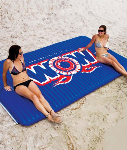 WOW Sports Floating Pool and Lake Water Walkway and Lounge - Red (12-2040)