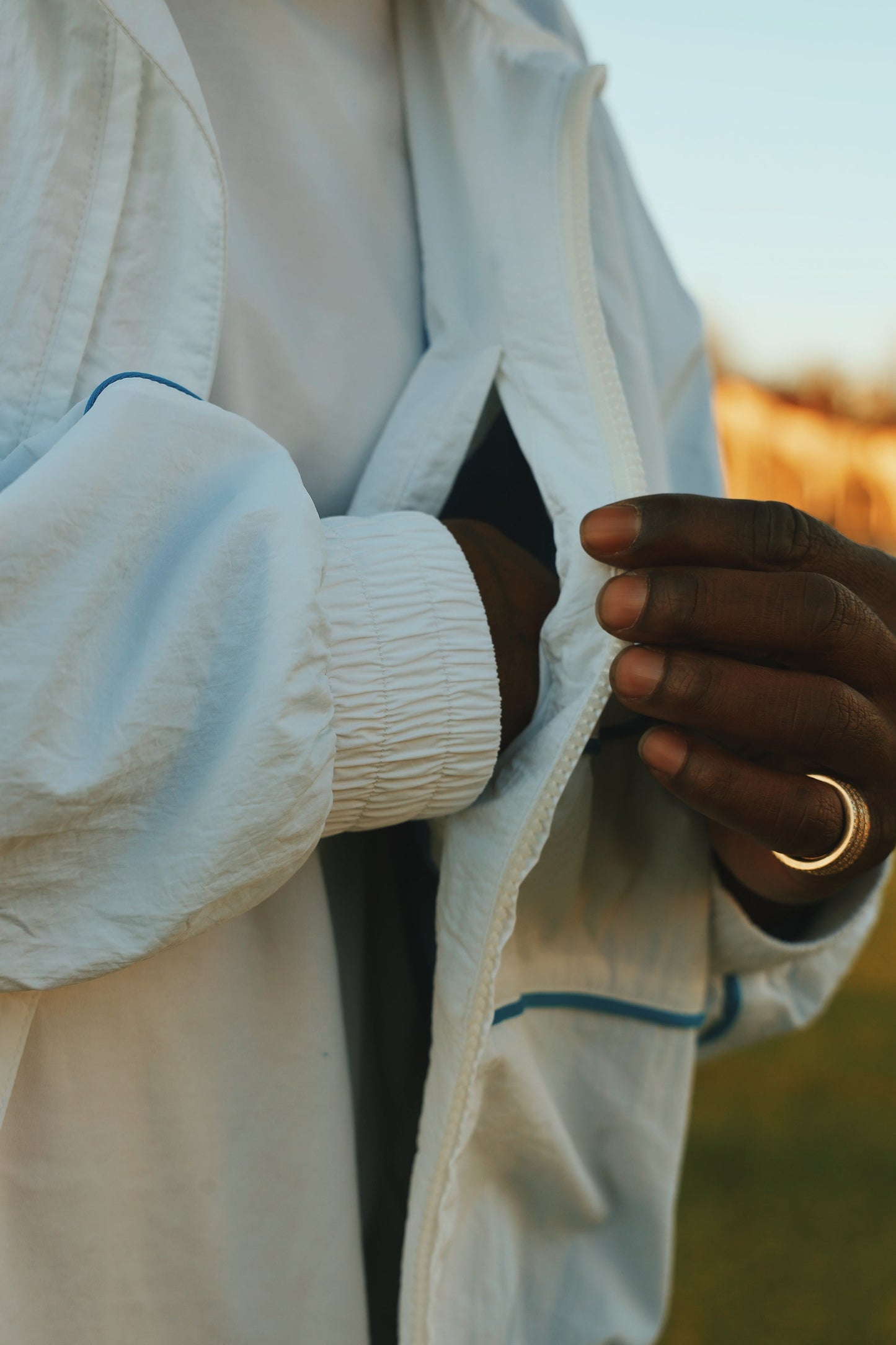 MOTION Nylon Jacket (White)