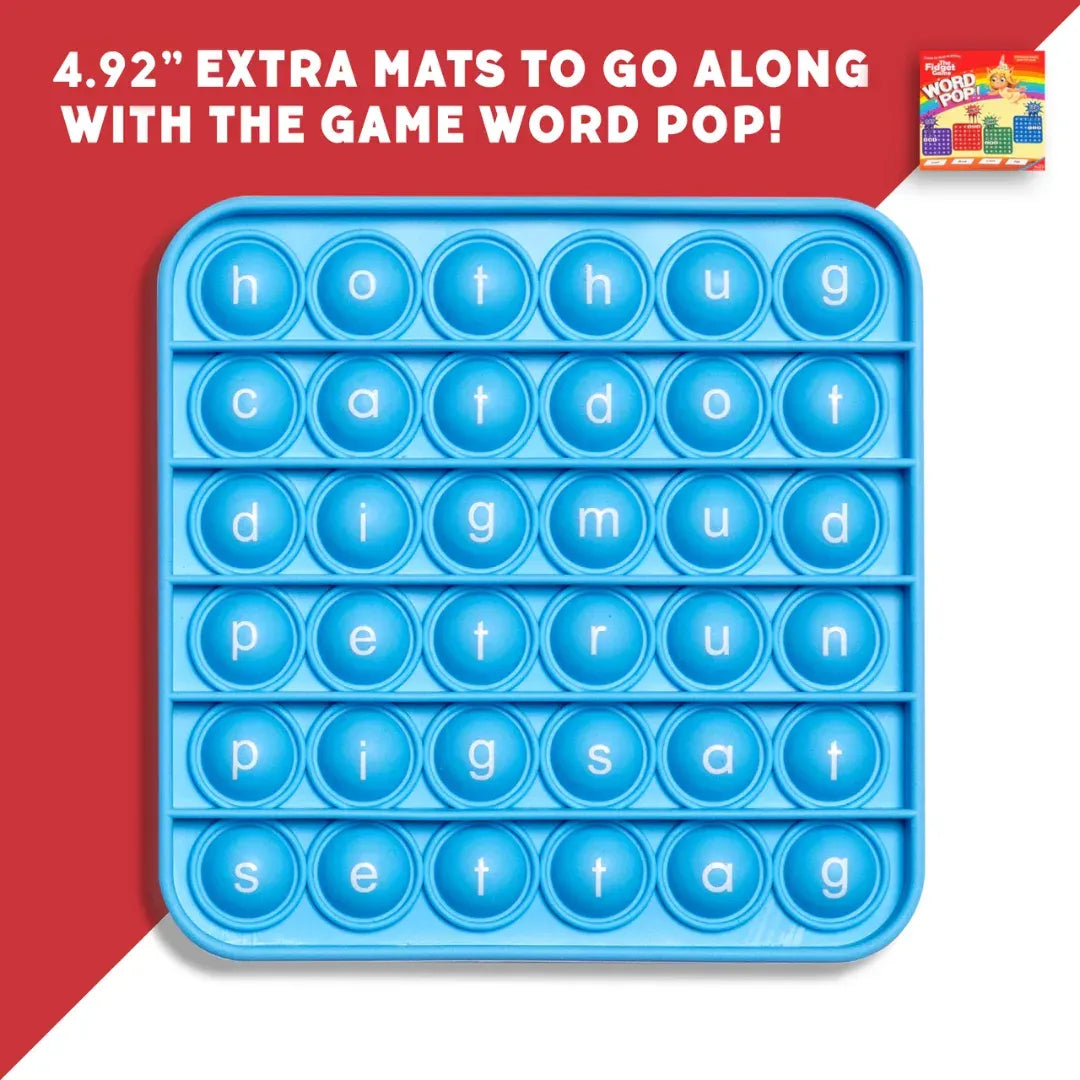 6 Extra CVC Fidget Mats (Word Pop) - 🆕 New Arrivals, All Products, Products from The Fidget Games, 🧸 Toys + Games - Little Red General Store