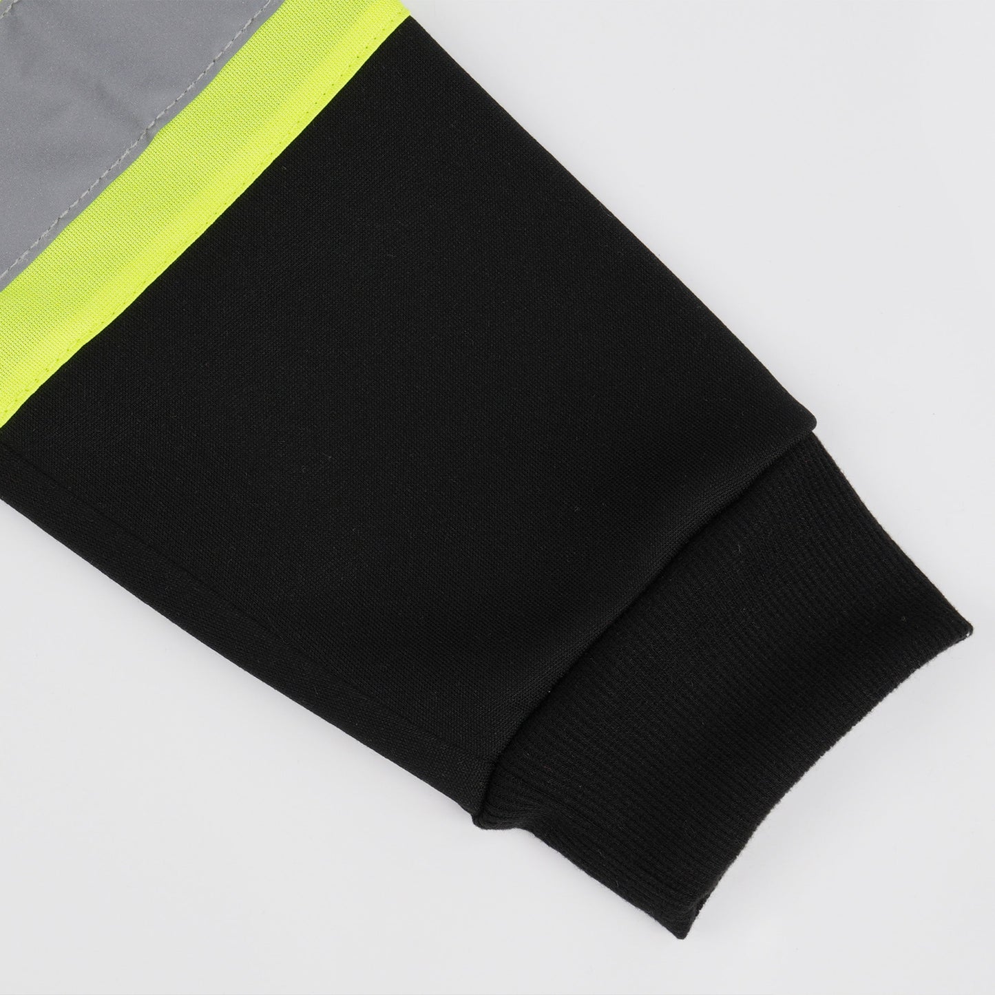 Color Block Pullover Hoodie with Reflective Stripes