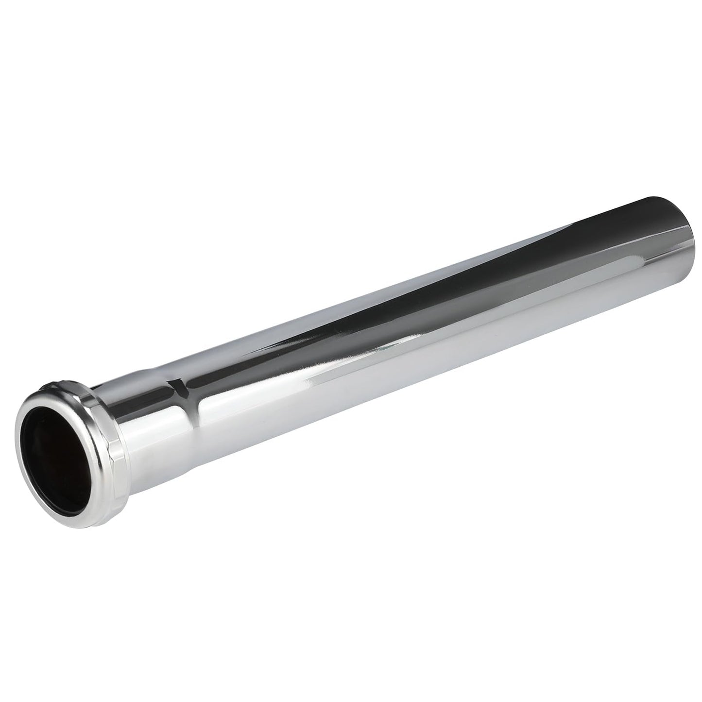 1-1/2" x 12" Slip-Joint Sink Drain Extension Tube, 20GA, Chrome Plated Brass
