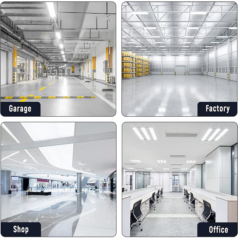 R17d/HO 8 FT Led Bulb Tube Light 40W 4000K 5000K 6000K Replacement 100W T8 T12 Fluorescent Lamp Shop Lights ETL DLC 25 Pack