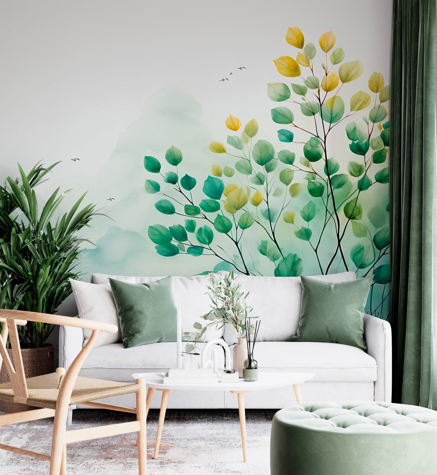 Minimalist Tree Wall Mural