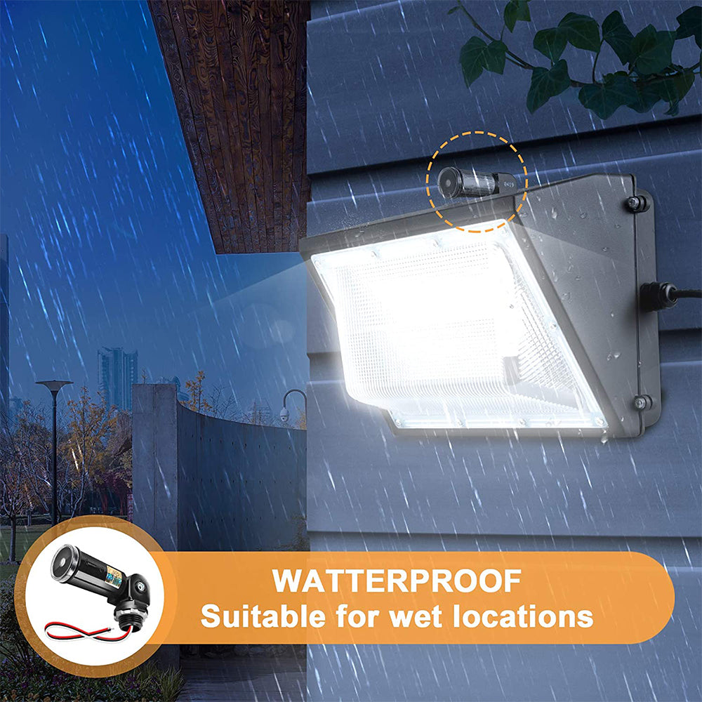 Outdoor Dusk to Dawn Lighting Control,120-277V Photo Sensor Swivel Mount Photoelectric Light Switch for Wall Packs, LED Flood Lights-2 Pack