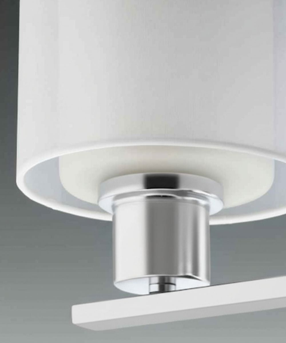 Invite 4-Light 33"w Bath Vanity Light Fixture Brushed Nickel Finish by Progress
