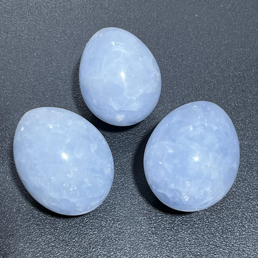 Blue Calcite Crystal Egg Carving Wholesale