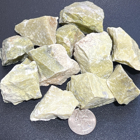 Yellow Green Turquoise Rough Raw Stones (By The Piece or Pound) Wholesale